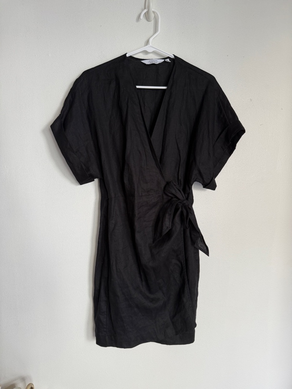 100% Linen Wrap Dress